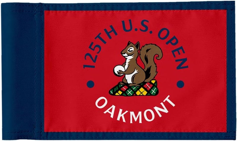 2BUT Oakmont Country Club Golf Pin PGA Flag Practic Putting Green Golf Flag For Backyard Garden Double-Sewn 600D Nylon Miniature Pin Flag Regulation Tube Flag(D 20"X13") - Image 1